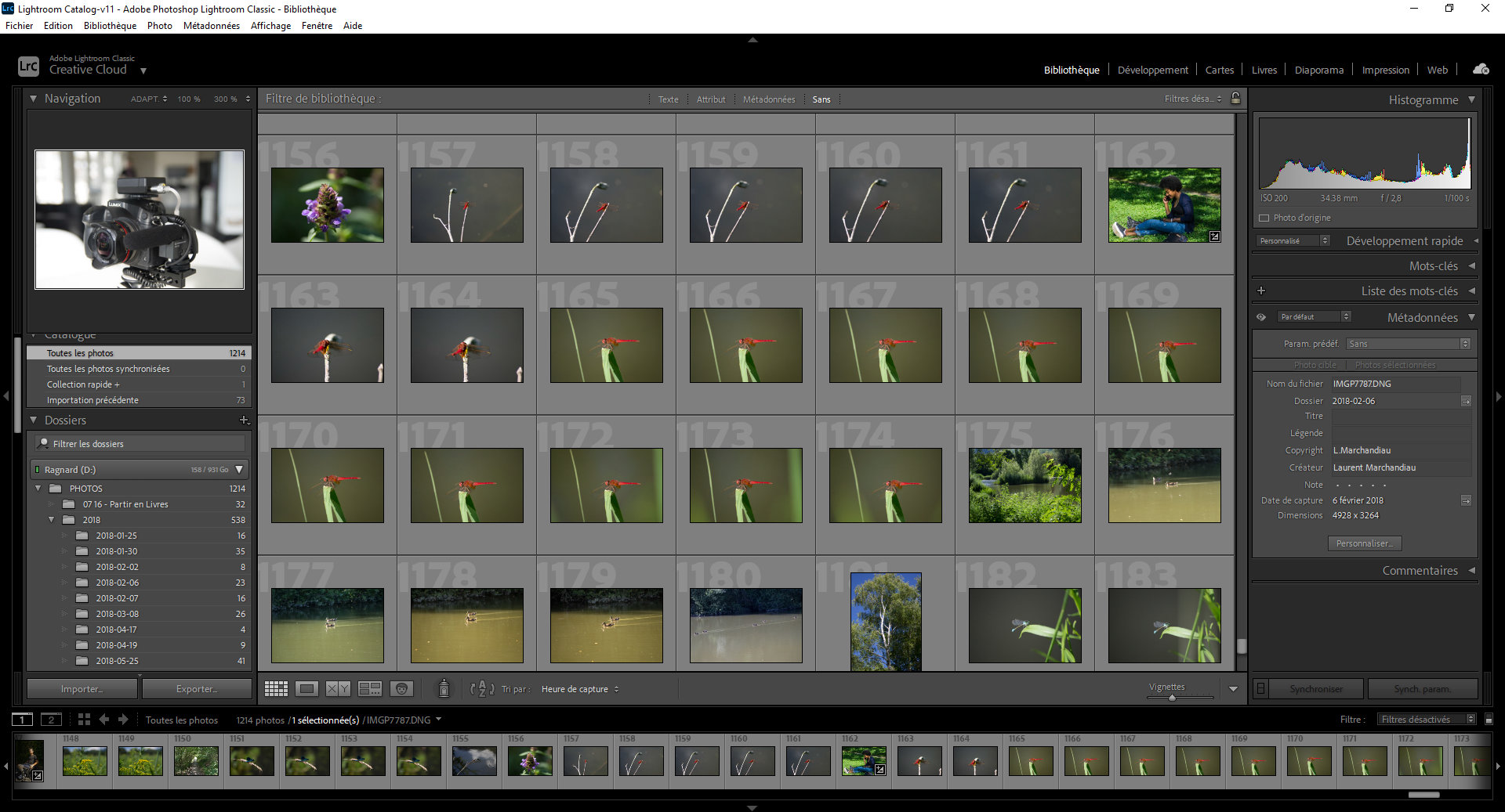 Lightroom - crédits Laurent Marchandiau