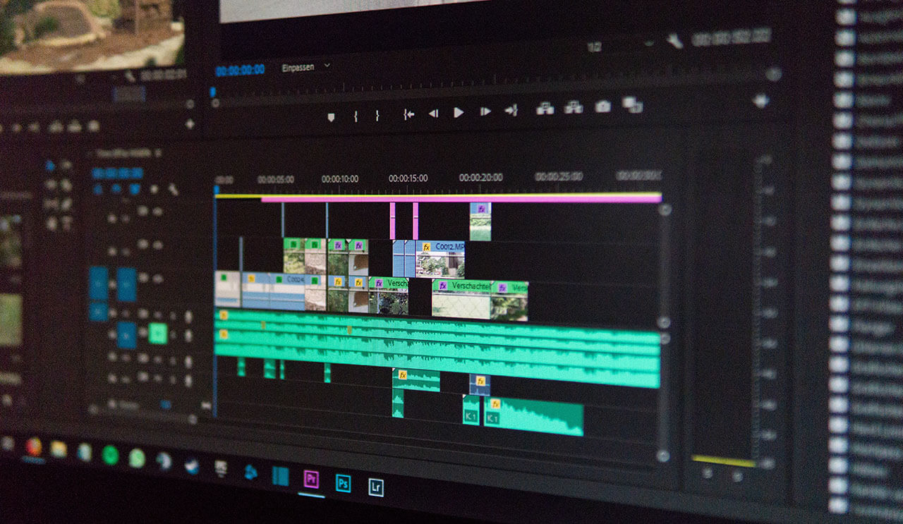 Logiciel de montage video d'Adobe Premiere Pro
