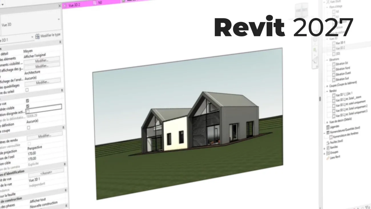 Revit : rendu photoréaliste et visite virtuelle | Elephorm