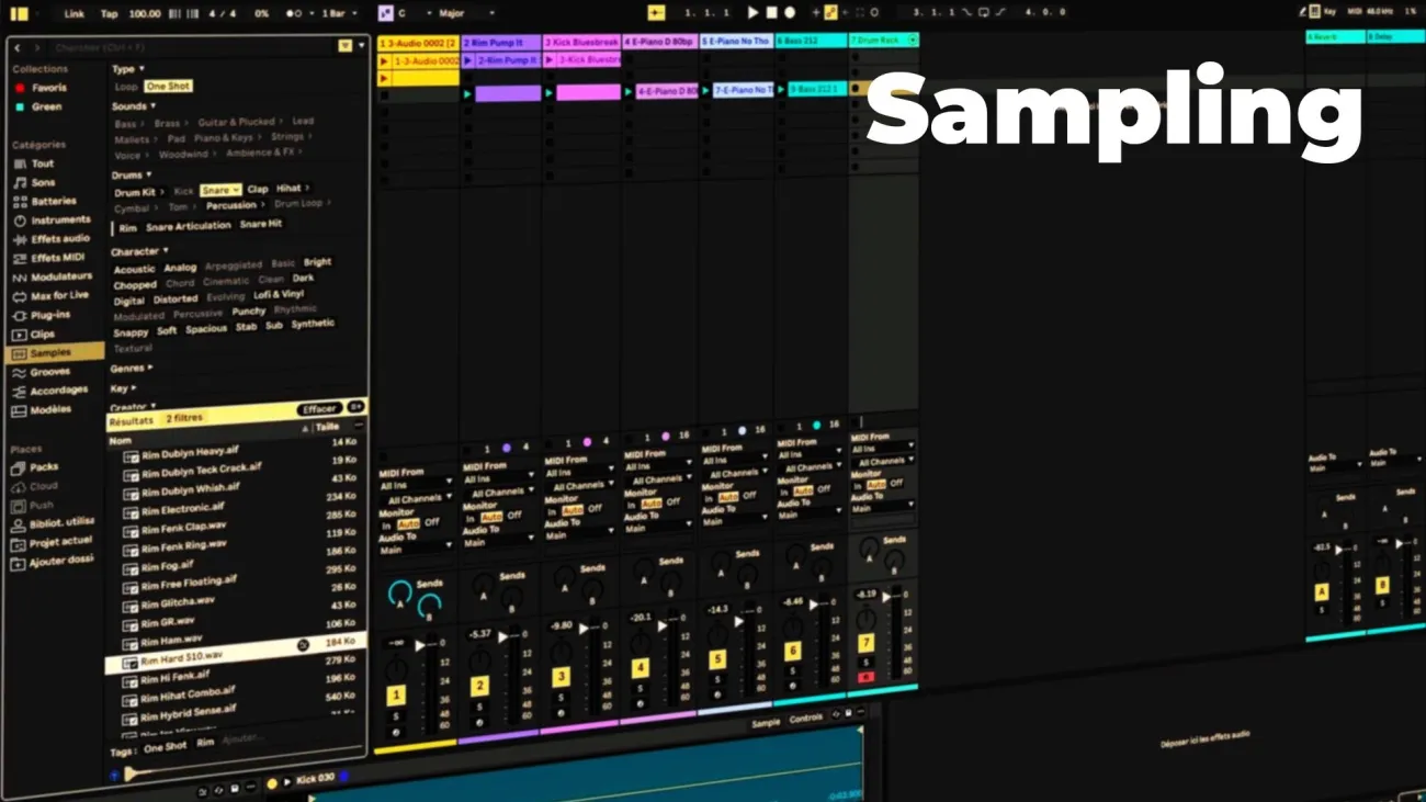 Formation Sampling avancée : transformer, chopper et designer pro ...