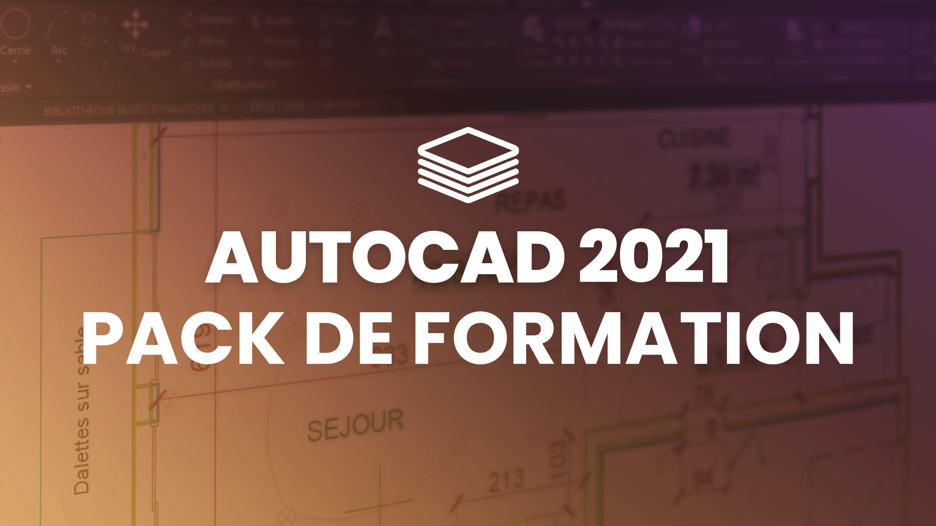 Vignette du parcours Pack Autocad 2021