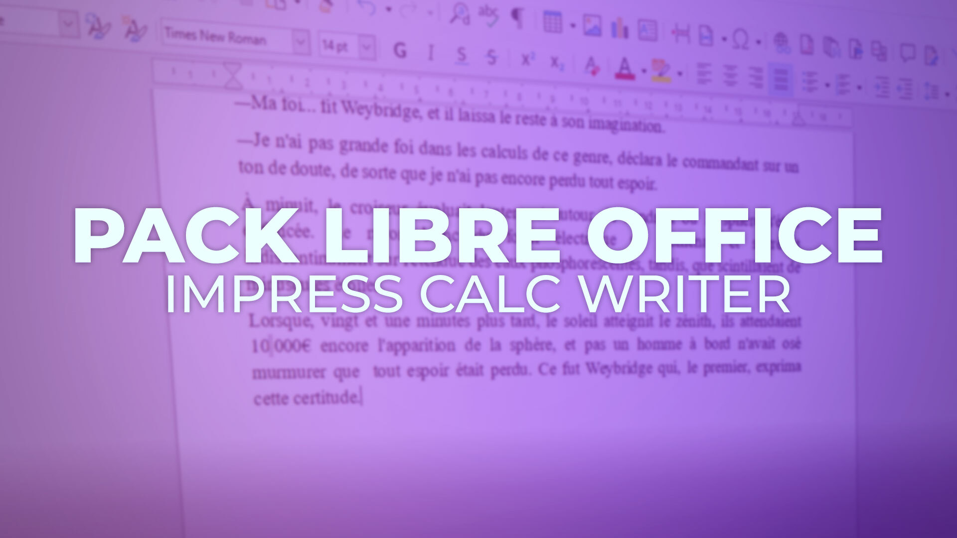 Vignette du parcours Pack Tout LibreOffice