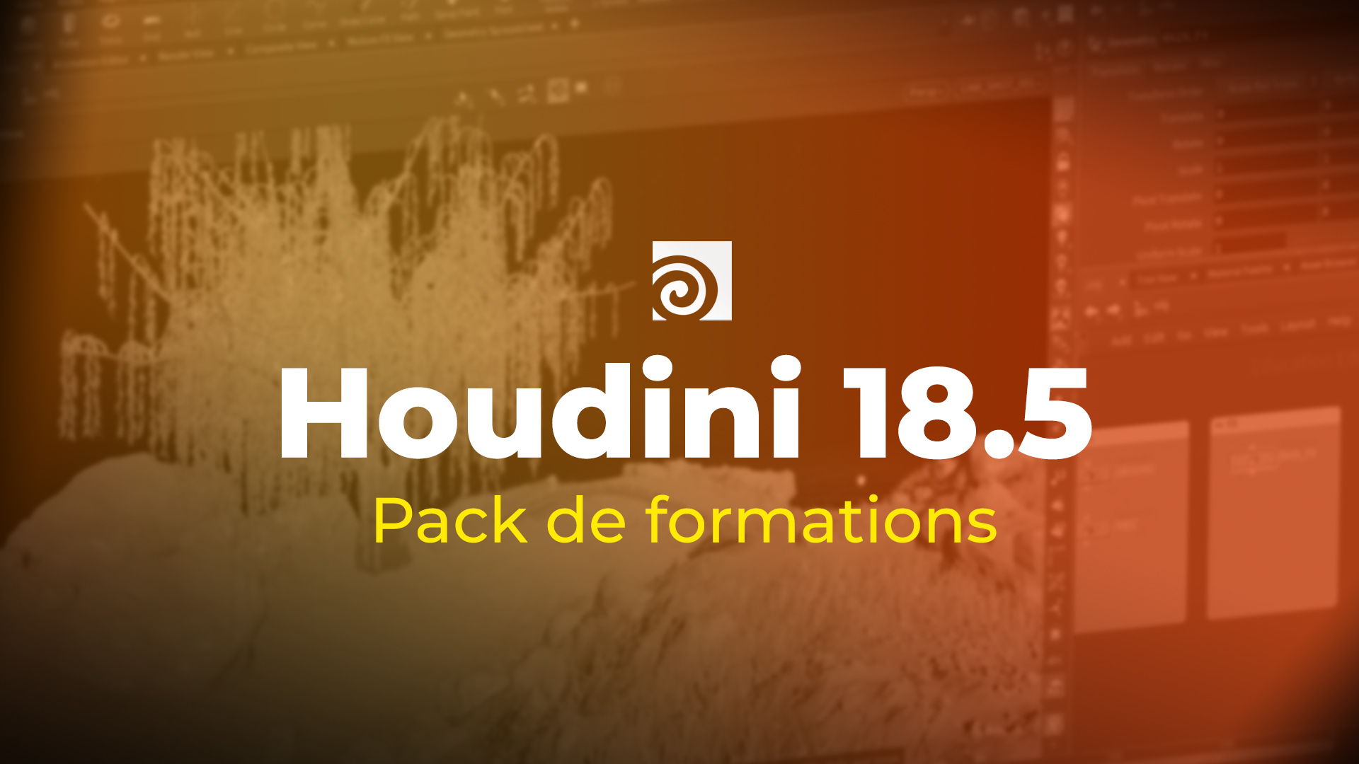 Vignette du parcours Pack Houdini 18.5