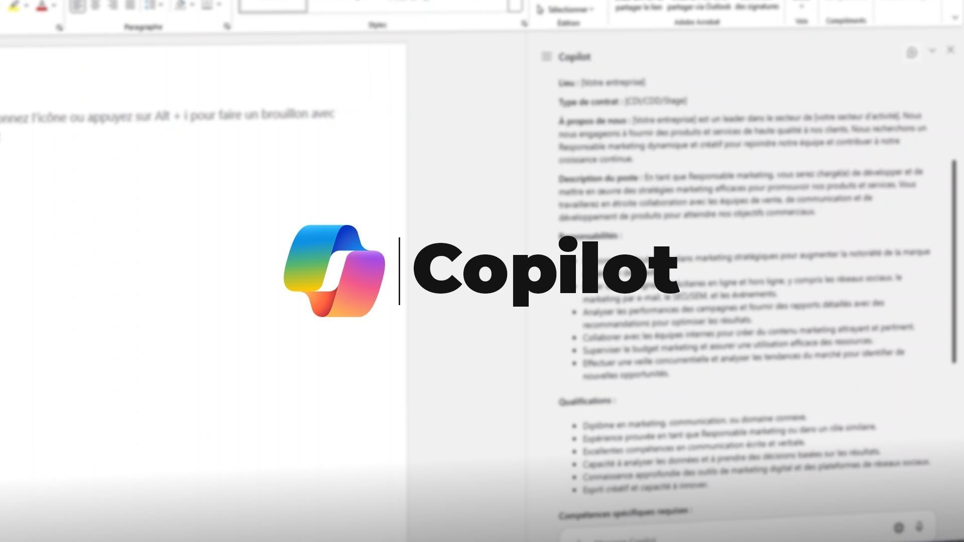 Maîtriser Copilot Chat et l'IA dans les applications Microsoft 365 ...