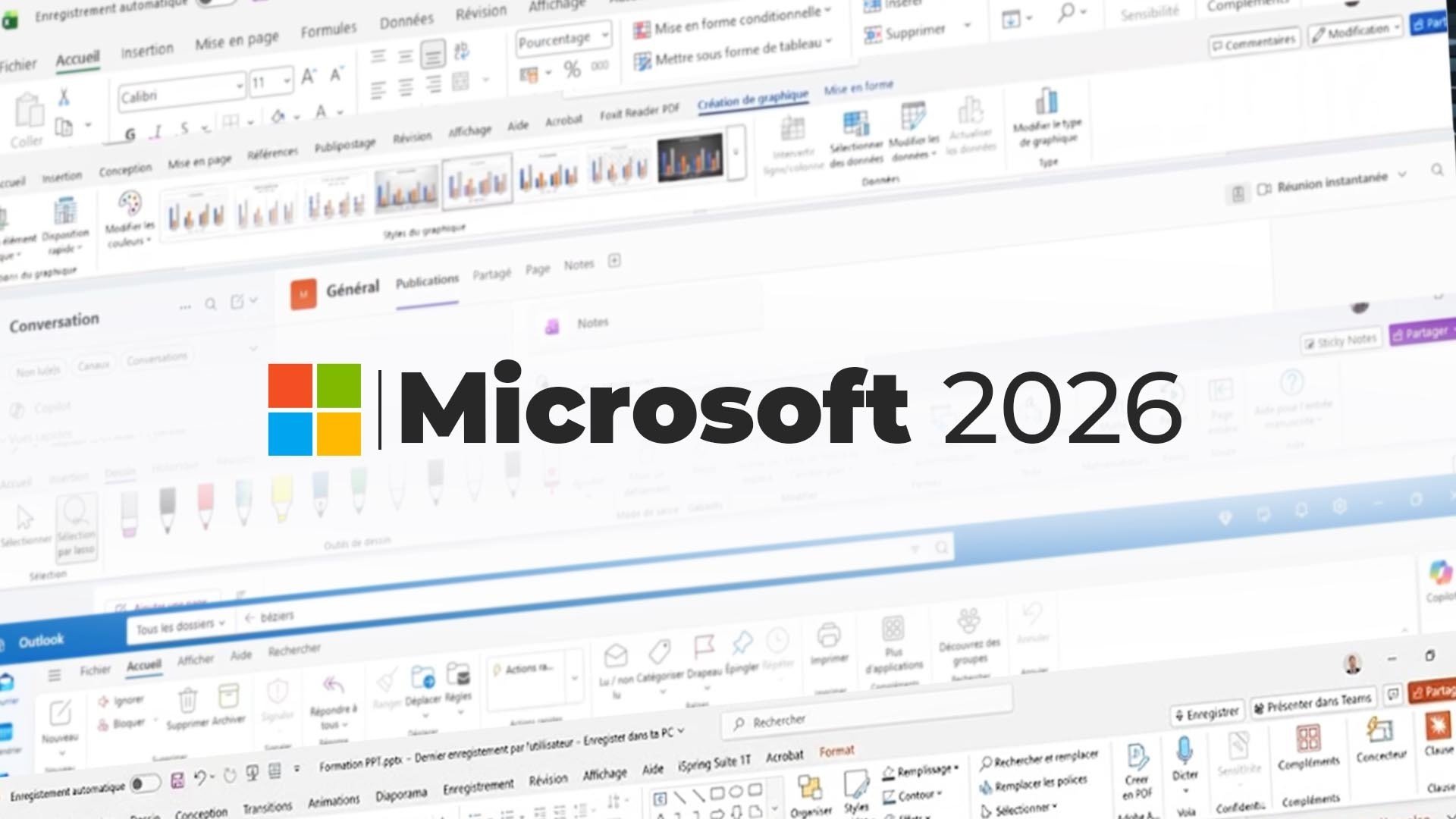 Vignette du parcours Microsoft 2026 – Maîtriser la suite bureautique et collaborative