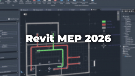 Revit MEP 2026 - Concevoir un projet CVC et Plomberie (image de couverture)