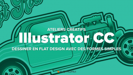 Dessiner en Flat Design avec des formes simples sur Illustrator CC 2017