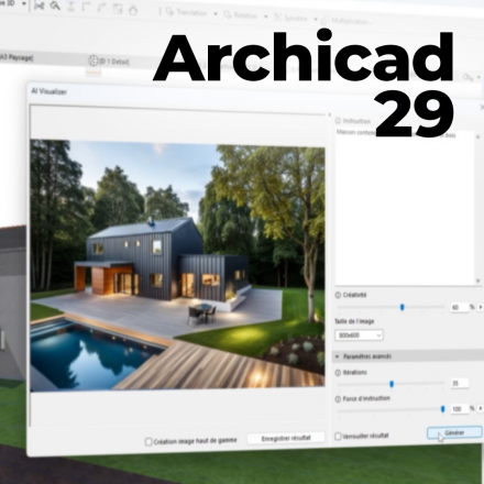 Archicad 29 - Atelier variantes et nouveautés (image de couverture format carré)