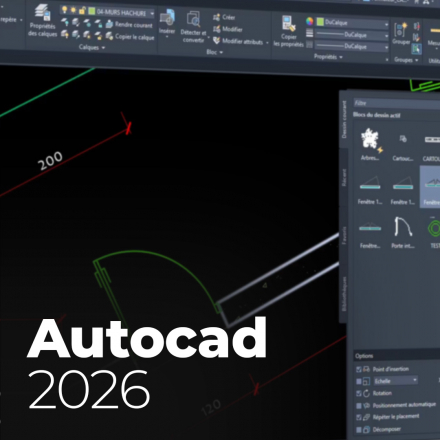 Autocad 2026 – Techniques avancées  (image de couverture format carré)