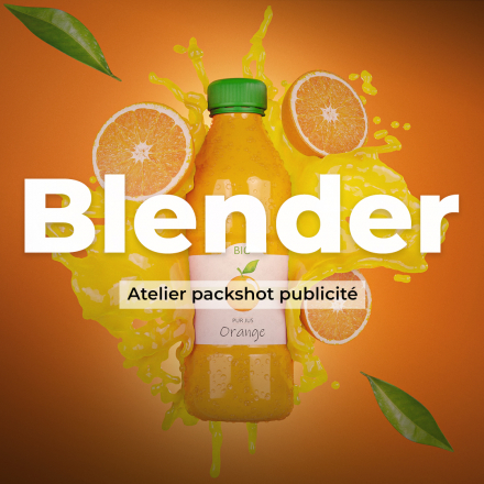 Blender - Atelier packshot publicité (image de couverture format carré)