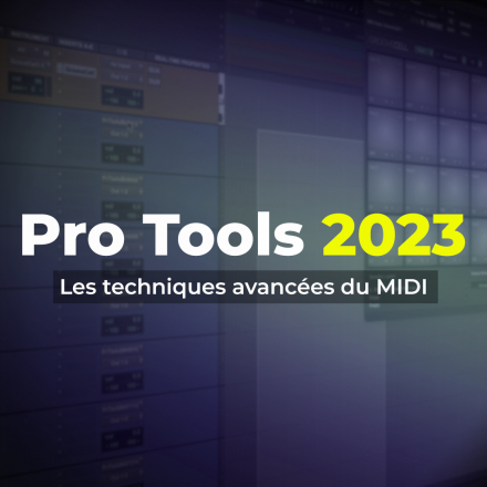 Protools 2023 - Les techniques avancées du MIDI (image de couverture format carré)