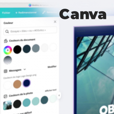 Maîtriser Canva - Créer une présentation professionnelle impactante (image carrée)