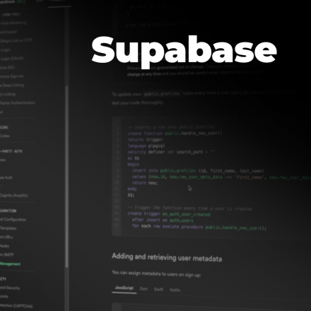 Supabase (image de couverture format carré)