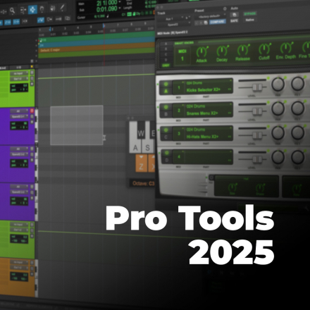 Pro Tools 2025 - Les Fondamentaux du MIDI (image de couverture format carré)