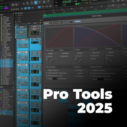 Pro Tools 2025 - Les fondamentaux de l'édition (image de couverture format carré)