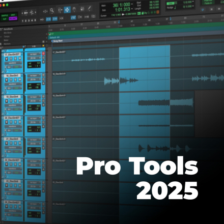 Pro Tools 2025 - Techniques avancées d'édition (image de couverture format carré)