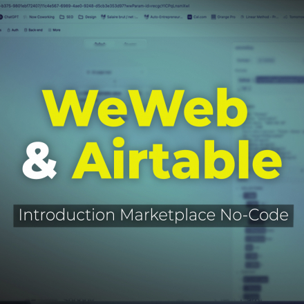 WeWeb & Airtable : Introduction Marketplace No-Code (image de couverture format carré)