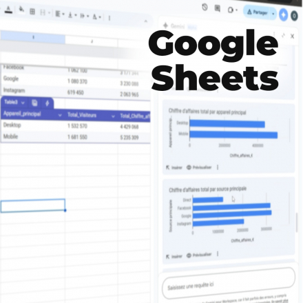 Optimiser sa productivité avec Gemini dans Google Sheets (image de couverture format carré)