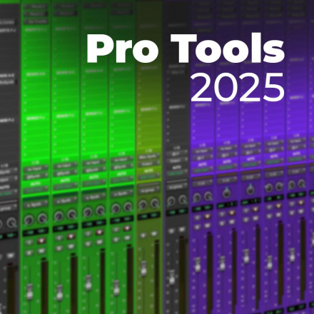 Pro Tools 2025 - Prise en main en phase de mixage  (image de couverture format carré)