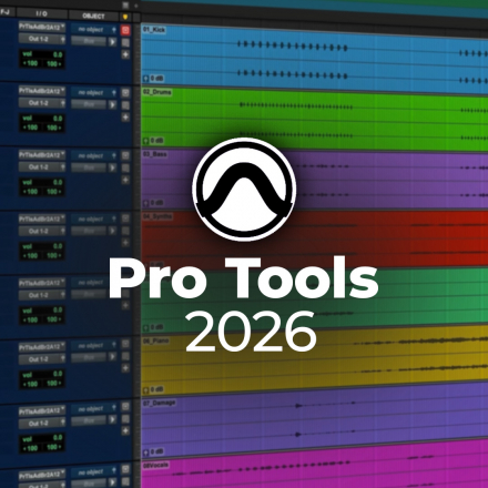 Pro Tools 2026 : Prise en main rapide (image de couverture format carré)