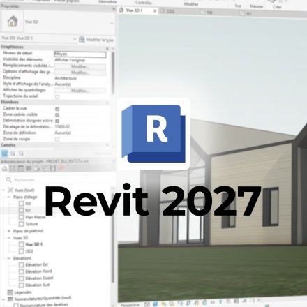  Maîtriser Revit 2027 - L’interface, les vues et les feuilles (image carrée)