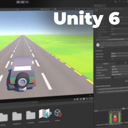 Unity 6 - Maîtriser les fondamentaux du développement 3D (image de couverture format carré)