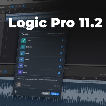 Logic Pro 11.2 : nouveautés et outils créatifs