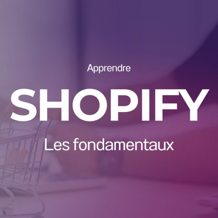 Tuto sa boutique de e-commerce avec Shopify Onglets principaux