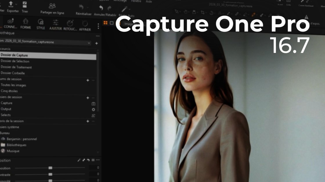 Capture One Pro : workflow studio & retouche de précision | Elephorm