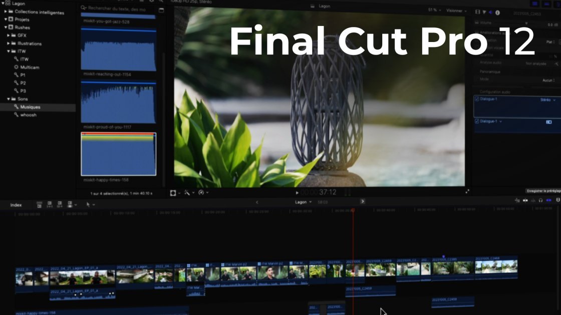 Final Cut Pro : fondamentaux du montage vidéo sur Mac | Elephorm