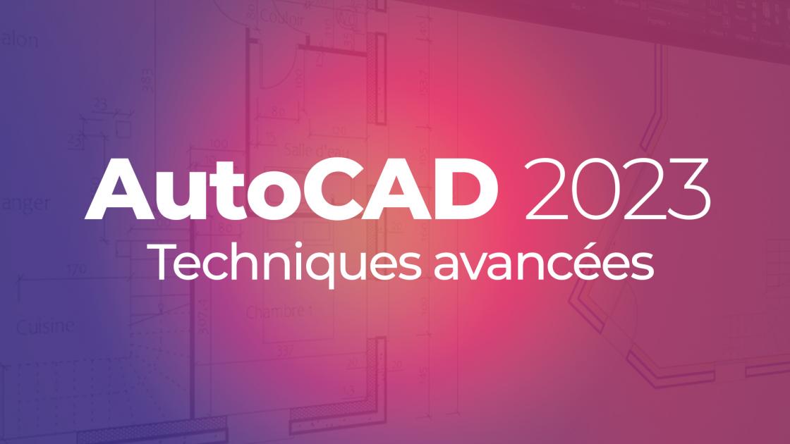 AutoCAD 2023 Techniques avancées Elephorm