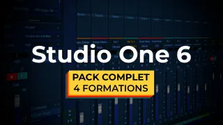 Pack de formation Studio One 6 Professional