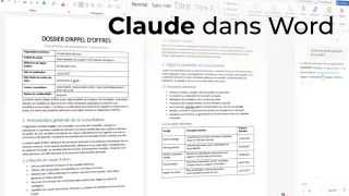 Maîtriser l'IA Claude dans Word