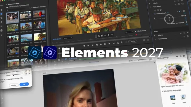 Elements 2027 - Retoucher ses photos et monter ses vidéos simplement (image de couverture)