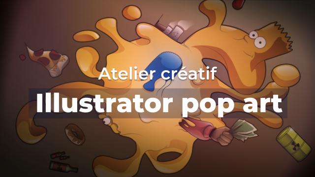 Atelier créatif Illustrator pop art