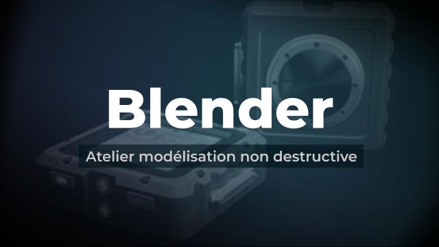 Blender - Atelier modélisation non destructive