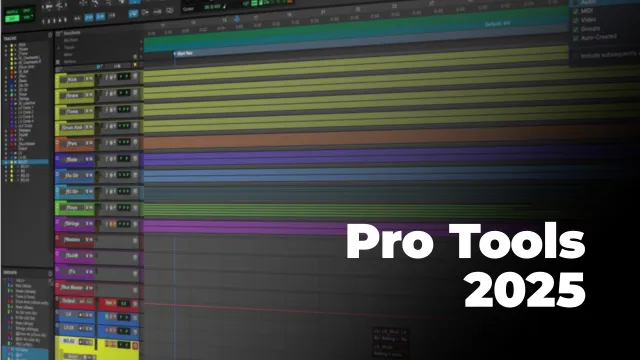 Pro Tools 2025 - Gérer vos sessions d'enregistrement