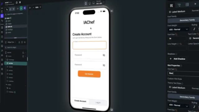 Créer une application IA de génération de recettes avec FlutterFlow 
