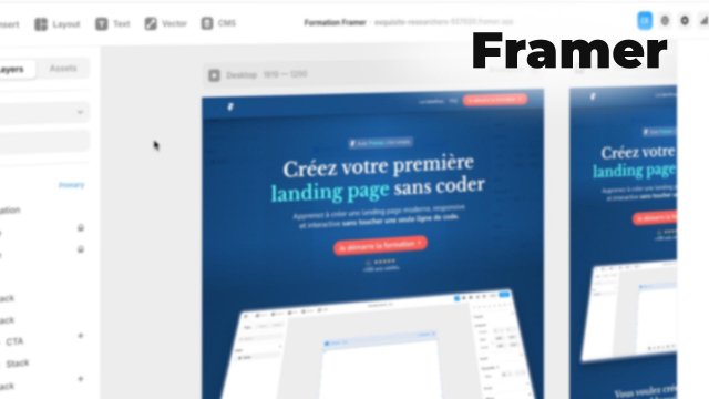 Apprendre Framer pour créer son premier site