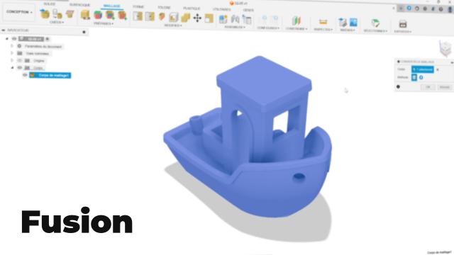 Fusion - Design et fabrication numérique pour les Makers