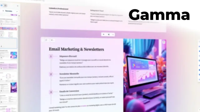 Réaliser des présentations impactantes avec Gamma