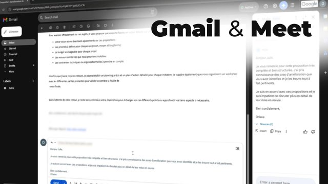 Gmail + Meet : optimiser vos emails et réunions grâce à l’IA Gemini 