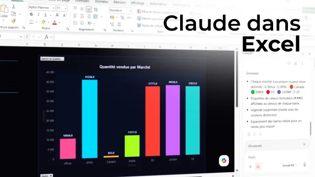 Maîtriser Claude dans Excel pour ses usages professionnels
