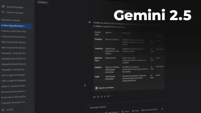 Apprendre Google Gemini 2.5 en 1h : Productivité et IA au quotidien