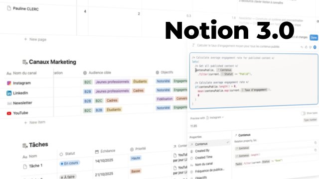 Apprendre Notion 3.0 et gagnez en efficacité grâce aux agents IA