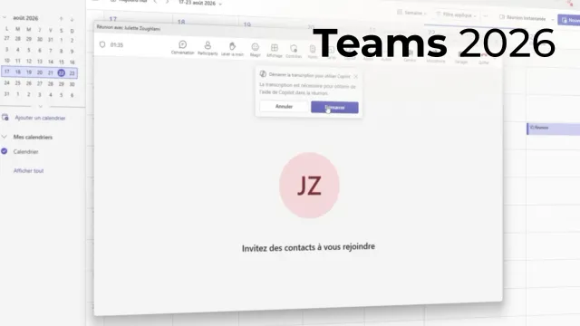 Maîtriser Microsoft Teams 2026