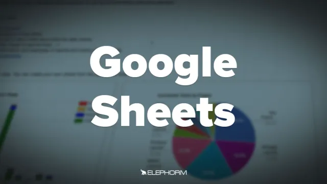Apprendre Google Sheets 2019