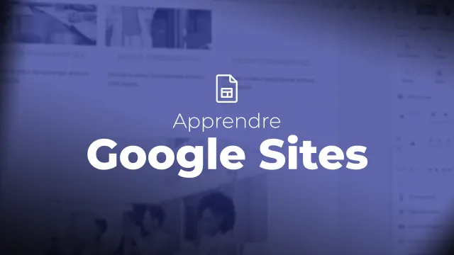 Apprendre Google Sites