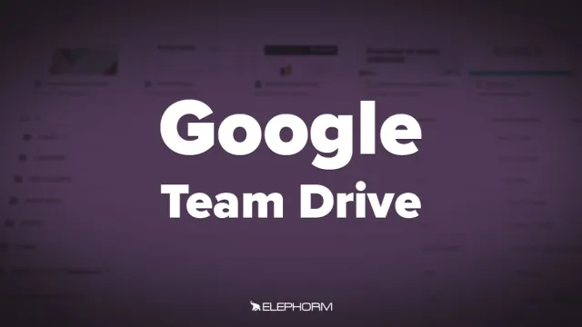 Google Suite - Drive d'équipe