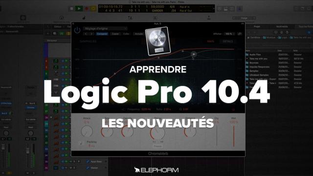 Apprendre Logic Pro X - Les nouveautés 10.4